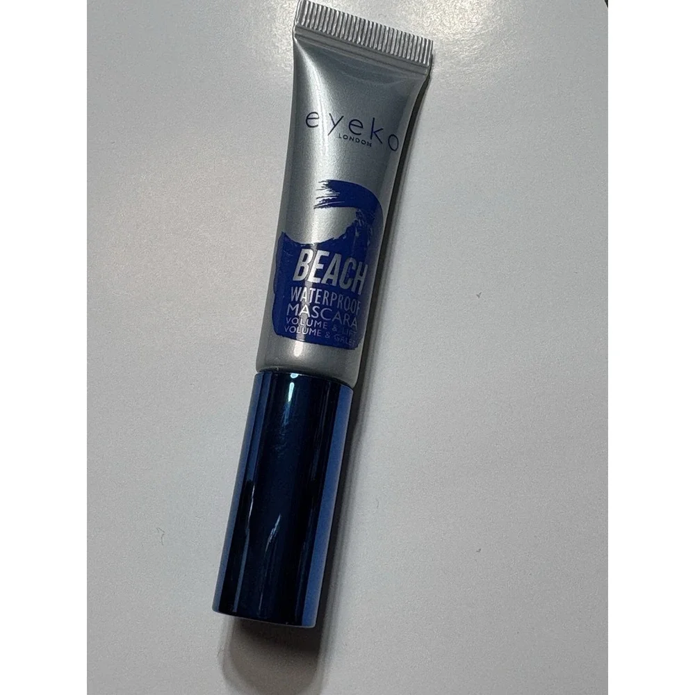 NEW Eyeko London Beach Waterproof Mascara BLACK Noir Volume & Lift Travel 4ml